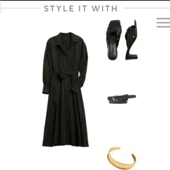 Banana Republic Tencel Fitted Shirtdress - Picture 10 of 16